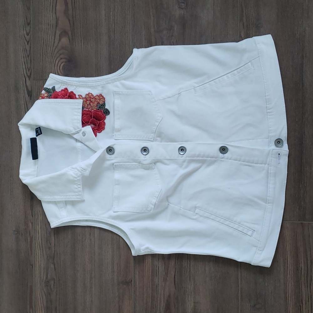 Susan Graver Sleeveless Jean Shirt